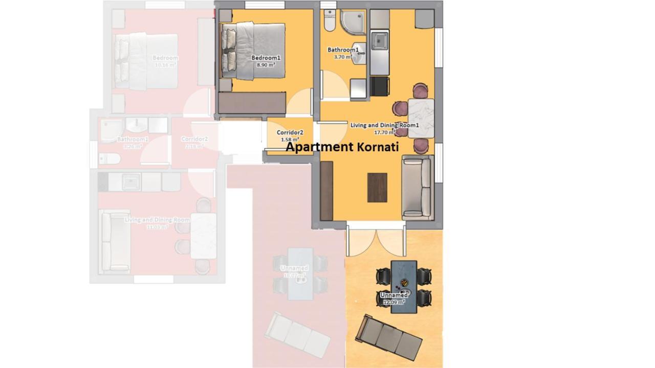Apartmani Villa Lilliana Tribalj Exteriér fotografie